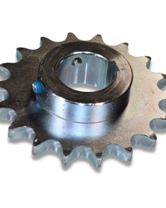 Chain wheel 3/4" 18teeth b35 simple grooved w/setscrew